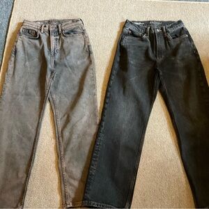 Arizona Juniors Black and Black/Brown Jeans